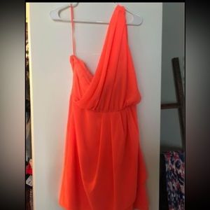 Coral formal dress